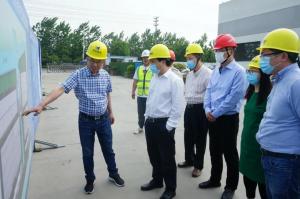 市國資委黨委書記、主任婁顯杰一行調(diào)研建筑工業(yè)化PC構(gòu)件生產(chǎn)基地與
